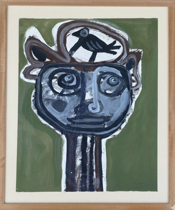 André Honnay (1962) - Vogel in het haar, Antiek en Kunst, Kunst | Schilderijen | Modern