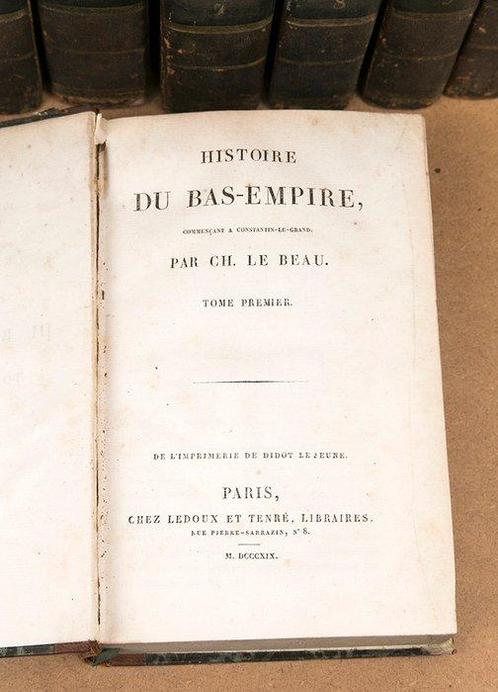 Charles Le Beau - Histoire du Bas-Empire - 1819-1820, Antiek en Kunst, Antiek | Boeken en Bijbels