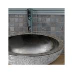 Waskom Imso Lavabo Rotondo Nero Grezzo Marmer 45x15cm, Doe-het-zelf en Verbouw, Sanitair, Ophalen of Verzenden, Nieuw, Overige typen