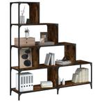 vidaXL Boekenkast 4-laags 139x33,5x149 cm bewerkt hout, Huis en Inrichting, Verzenden, Nieuw, Overige houtsoorten