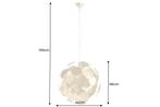 Modern design hanglamp INFINITY HOME 65cm gouden hanglamp -, Huis en Inrichting, Lampen | Hanglampen, Ophalen of Verzenden, Nieuw