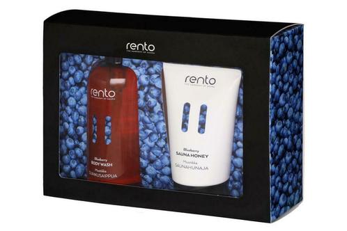 Rento cadeauset - Blueberry bodywash en sauna honey, Sport en Fitness, Sauna, Nieuw, Verzenden