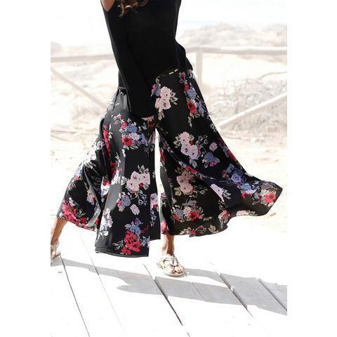 Lascana Broekrok met bloemenprint, culotte stijl, extra, Kleding | Dames, Badmode en Zwemkleding, Nieuw, Verzenden