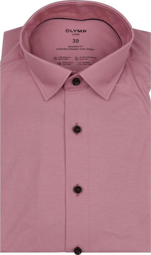 OLYMP Luxor Overhemd 24/Seven Oud Roze maat 44 Heren, Kleding | Heren, Overhemden, Roze, Nieuw, Verzenden