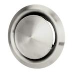 DEC RVS toevoer/afvoer ventilatie ventiel met klemveren Ø, Doe-het-zelf en Verbouw, Ventilatie en Afzuiging, Ophalen of Verzenden