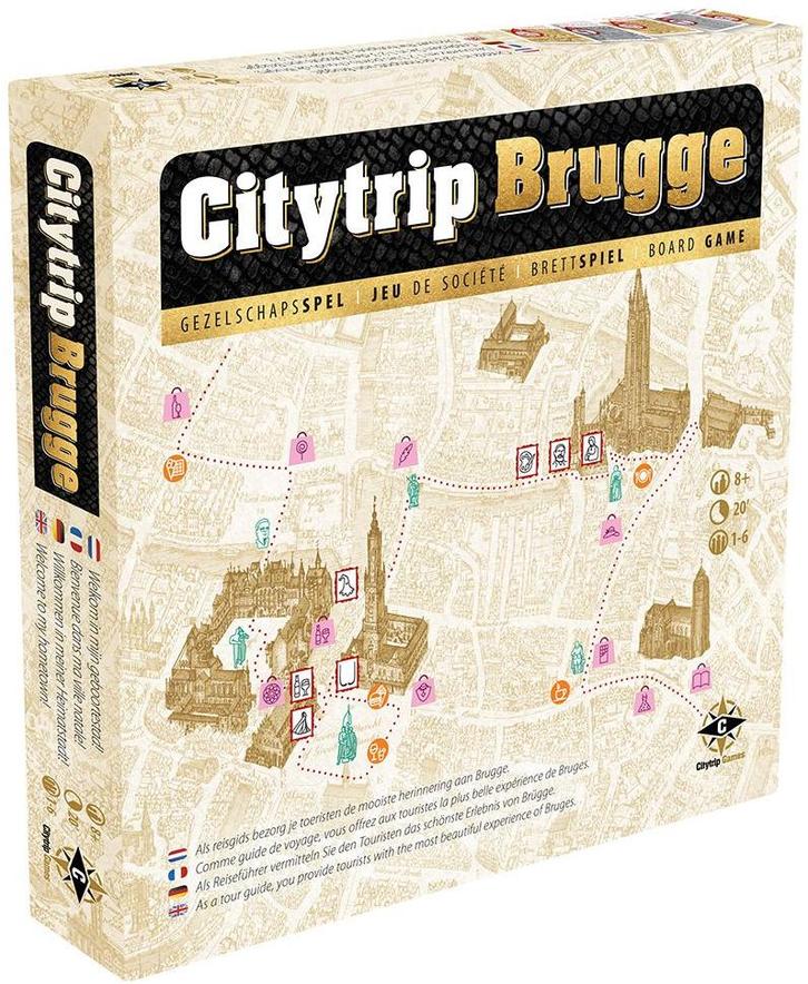 Citytrip Brugge - Bordspel | City Trip Games -, Hobby en Vrije tijd, Gezelschapsspellen | Bordspellen, Nieuw, Verzenden