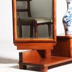 Strakke chique  draaibare facet geslepen passpiegel halspieg, Antiek en Kunst, Ophalen of Verzenden