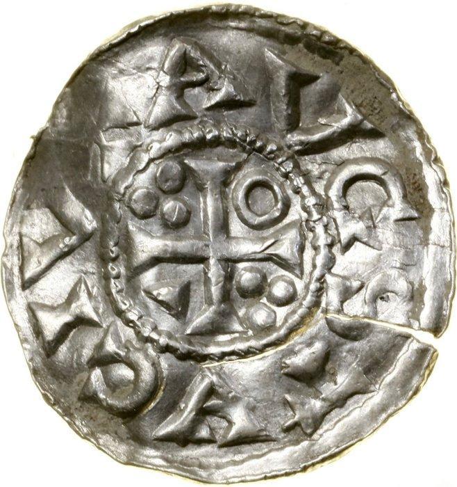 . Duitsland Cesarz Henryk II (1002–1024). Denarius (ND), Postzegels en Munten, Munten | Europa | Niet-Euromunten