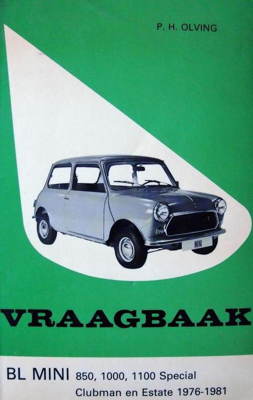 BRITISCH LEYLAND MINI 1976-1981 9789020114041 P.H. Olving, Boeken, Hobby en Vrije tijd, Gelezen, Verzenden