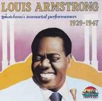 cd - Louis Armstrong - Satchmos Immortal Performances 19..., Zo goed als nieuw, Verzenden
