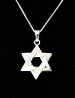 Davidster, een mooi hangertje van zilver met parelmoerkle..., Verzenden, Nieuw