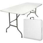 MaxxGarden Vouwtafel - Tuintafel - 180x70x74 cm - Wit, Verzenden, Nieuw