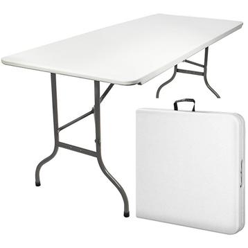 MaxxGarden Vouwtafel - Tuintafel - 180x70x74 cm - Wit beschikbaar voor biedingen