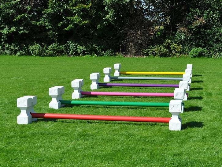 20 Cavaletti Blokken Groot Met 10 Springbalken 3 Meter Met, Dieren en Toebehoren, Paarden en Pony's | Overige Paardenspullen, Springen