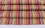 Kostbare GOBELIN-stof in zigzag meerkleurig patroon -