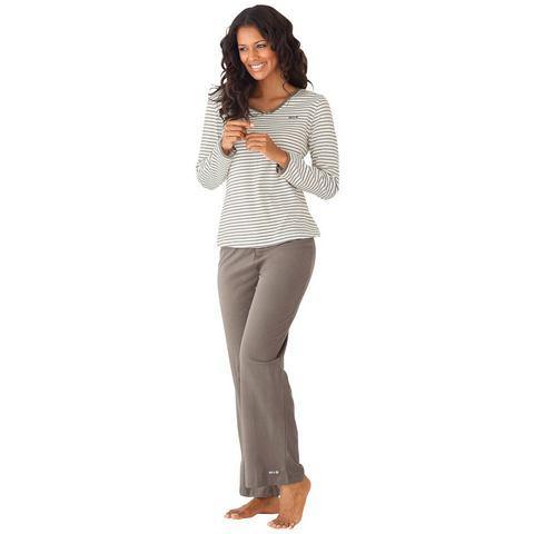H.I.S Pyjama met strepen van voorgeverfd garen, Kleding | Dames, Ondergoed en Lingerie, Verzenden