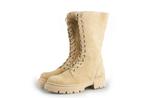 Bullboxer Veterboots in maat 37 Beige | 10% extra korting, Kleding | Dames, Schoenen, Verzenden, Beige, Overige typen, Zo goed als nieuw