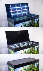 Aquatank 82x40x40cm aquarium met lichtkap + meubel gray oak, Nieuw, Ophalen of Verzenden