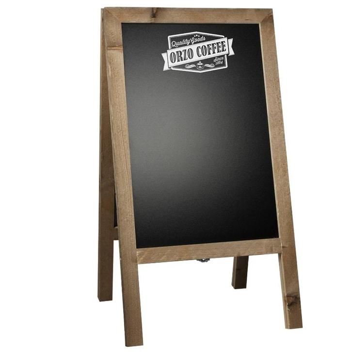 Krijtstoepbord Steigerhout 46x80 cm, Zakelijke goederen, Kantoor en Winkelinrichting | Kantoormeubilair en Inrichting