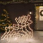 vidaXL Kerstfiguur rendier met LEDs 3 st 57x55x4,5 cm, Diversen, Kerst, Verzenden, Nieuw