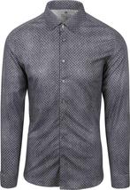 Desoto Overhemd Print Denim Donkerblauw maat XL Heren, Kleding | Heren, Overhemden, Verzenden, Nieuw, Blauw, Desoto