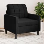 vidaXL Fauteuil 60 cm fluweel zwart, Verzenden, Nieuw, Eenpersoons, Stof