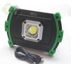 LED Straler Oplaadbaar, Bouwlamp, Werklamp, 10 Watt, Hofftec, Doe-het-zelf en Verbouw, Bouwverlichting, Ophalen of Verzenden, Nieuw