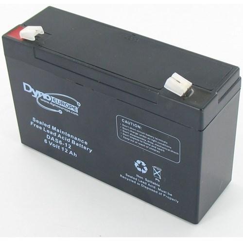 Dyno Accu 6V 12Ah Das6-12 150X50X100Mm, Auto diversen, Onderhoudsmiddelen, Verzenden