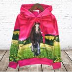 Roze meisjes trui met paard H24 - 86/92 - Goedkope