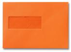 Envelop 15,6 x 22 cm Donkeroranje venster, Hobby en Vrije tijd, Kaarten | Zelf maken, Verzenden, Nieuw