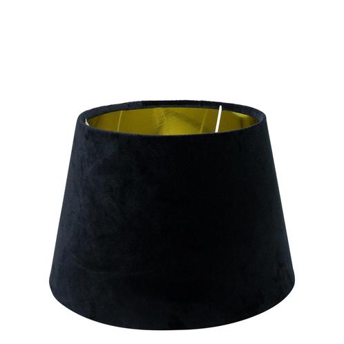 lampenkap fluweel zwart dia 25cm, Huis en Inrichting, Woonaccessoires | Overige, Verzenden