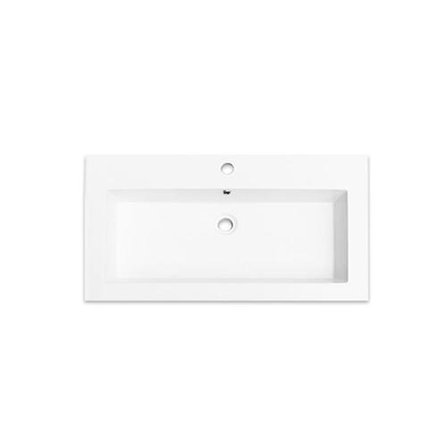 Sani Royal Wastafel Tendenza Mineraalmarmer Wit, Doe-het-zelf en Verbouw, Sanitair