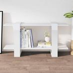 vidaXL Boekenkast 100x30x51 cm bewerkt hout hoogglans wit, Huis en Inrichting, Kasten | Boekenkasten, 100 tot 150 cm, Verzenden