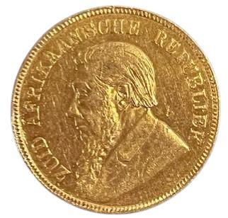 Gouden Kruger 1 Pond Zuid-Afrika (Diverse Jaren), Postzegels en Munten, Munten | Afrika, Losse munt, Goud, Zuid-Afrika, Verzenden