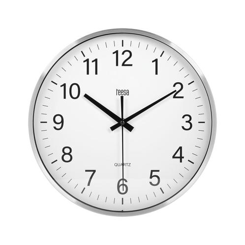 Teesa TSA0036 Wandklok 30 cm zilver, Huis en Inrichting, Woonaccessoires | Klokken, Ophalen of Verzenden