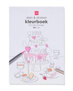HEMA Kleurboek A4 eten en drinken, Boeken, Verzenden, Nieuw