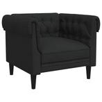 Chesterfield Fauteuil Zwart - Retourdeal! Luxe voor minde..., Huis en Inrichting, Fauteuils, Nieuw, Ophalen of Verzenden, 75 tot 100 cm