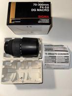 Sigma DG Macro 70-300 mm f4-5.6 Macrolens, Audio, Tv en Foto, Fotocamera's Digitaal, Nieuw