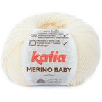 Katia Merino Baby - 03 ecru - Wol Garen, Hobby en Vrije tijd, Breien en Haken, Ophalen of Verzenden, Nieuw