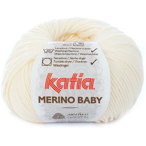 Katia Concept Merino Baby - 03 ecru - Wol Garen, Hobby en Vrije tijd, Breien en Haken, Ophalen of Verzenden