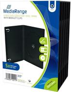 MediaRange | DVD Videobox | 14mm | 1 Disc | Zwart | 5 Stuks, Computers en Software, Beschrijfbare discs, Nieuw, Verzenden