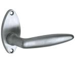 Deurklink op rozet Dudok/elips mat chroom, Verzenden, Nieuw