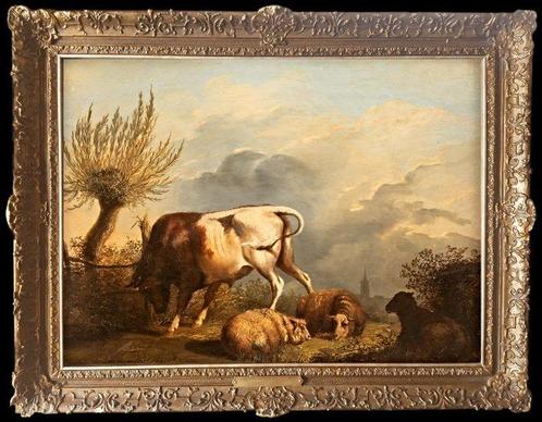 Jacob Van Strij (1756–1815), Toegeschreven aan - Paesaggio, Antiek en Kunst, Kunst | Schilderijen | Klassiek