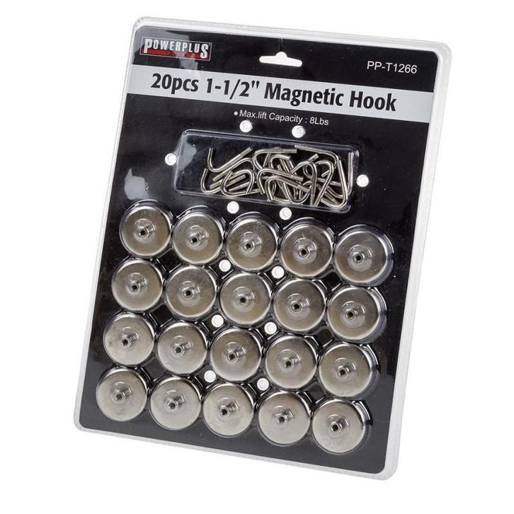Set van 20 magnetische haken, Doe-het-zelf en Verbouw, Werkbanken, Ophalen of Verzenden