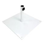 MaxxGarden Parasolvoet vierkant 17 kg staal Wit (Parasols), Verzenden, Nieuw, Parasolvoet