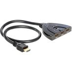 DeLOCK HDMI 3 naar 1 switch - 60 cm - hdmi switch, Doe-het-zelf en Verbouw, Elektra en Kabels, Nieuw, Verzenden