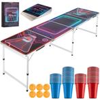 Bierpongtafel BeerWars I, LED-verlichting, incl. kaartspel -, Hobby en Vrije tijd, Verzenden, Nieuw
