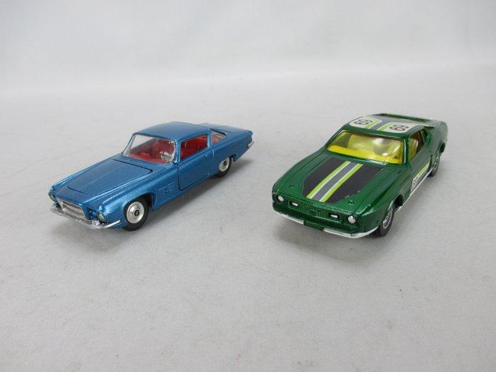 Corgi 1:43 - Modelauto (2) - Mustang Mach 1 en Ghia L6.4, Hobby en Vrije tijd, Modelauto's | 1:5 tot 1:12