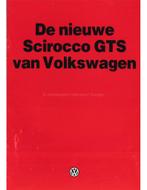 1983 VOLKSWAGEN SCIROCCO GTS BROCHURE NEDERLANDS, Nieuw, Volkswagen, Author