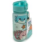 Drinkfles - Adoramals - Zeeleven Vissen - Ecozen - Turquoise, Ophalen of Verzenden, Nieuw